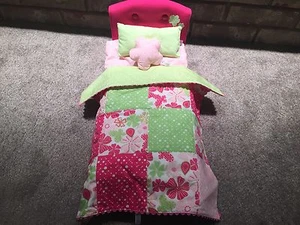 American Girl Doll Blossoms and Blooms Bed and Bedding Great Condition - Picture 1 of 6