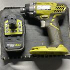 Ryobi P235a 1/4&quot; One+ Impact Driver with 18v Lithium Battery Used (No Charger)