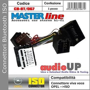 CONNETTORE ISO INTERFACCIA BLUETOOTH PER OPEL ADAM DAL 2013 IN POI - MASTERLINE - Foto 1 di 2