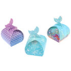 25Pcs Mermaid Tail Birthday Party Treat Bag Under the Sea Themed Candy Bo&cx