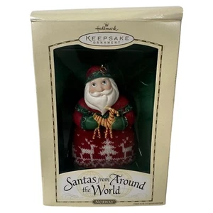 2004 HALLMARK Ornament Keepsake Santas from Around the World NORWAY IOB - Picture 1 of 14