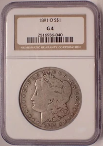 1891-O Morgan Dollar NGC G04 PQ - Picture 1 of 4