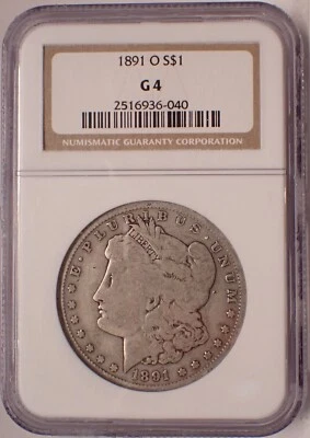 1891-O Morgan Dollar NGC G04 PQ - Image 1 of 4