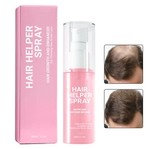Hair Helper Spray - 50ml Hair Growth Serum with Biotin & Castor Oil - Picture 1 of 11