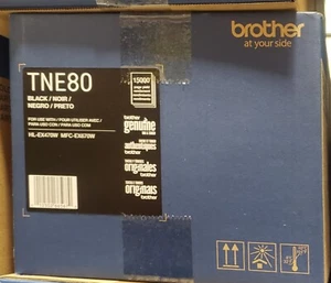 TNE80BK Super High-yield Toner, Black, Yields Approx. 15,000 pages - Picture 1 of 2