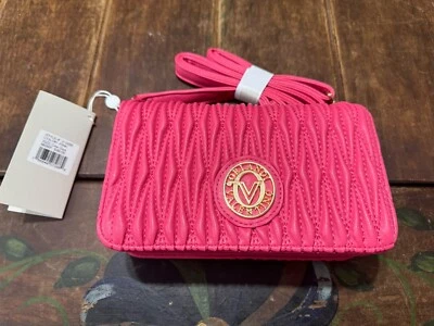 Bolso Bandolera Valentino Orlandi Rosa Acolchado Cuero Vegano Barbiecore $99 Foto 1 de 4