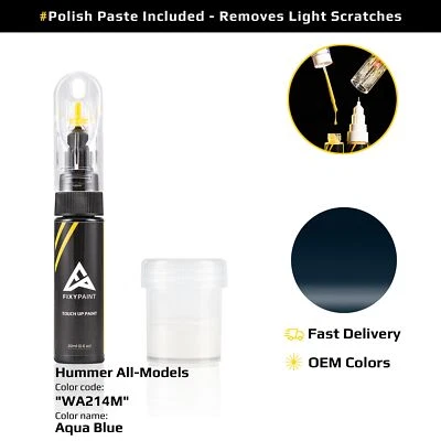 Pintura de retoque para Hummer Code: WA214M azul aguamarina fácil aplicación reparación de arañazos Foto 1 de 4