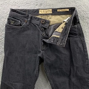 Guess Jeans Mens 34x32 Measured Rebel Straight Button Fly Tag: 34 - Picture 1 of 10