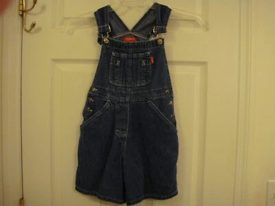 Pantalones Cortos con Pechera Denim Vintage Niñas Esprit Niños Talla S 7/8 Foto 1 de 4