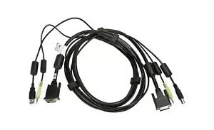NEW CBL0094 Avocent Veriv 6FT DVI Dual Link USB 3.5 mm Audio KVM Switch Cable - Picture 1 of 4