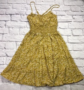 Avantlook Womens Size Medium Tiered Sleeveless Midi Dress Floral Print Bohemian - Picture 1 of 7