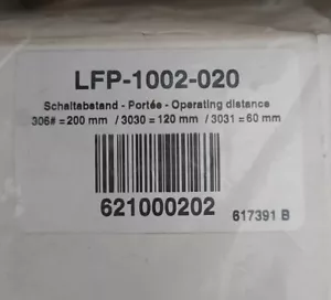 NUEVO LFP-1002-020 envío rápido a través de FedEx/DHL/UPS - Imagen 1 de 2
