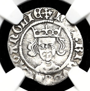ENGLAND. Henry VI, 1422-1461, Hammered Silver Penny, S-1865, NGC VF35
