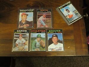 Lot of (23) - 1971 Topps Baseball with Stars - Low-Grade!