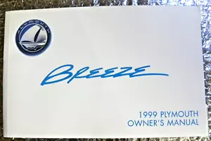 1999 Plymouth Breeze Factory Owners Manual FREE SHIPPING - Picture 1 of 3