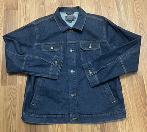 Pendleton Mens Extra Large Denim Trucker Contrast Stitch Western Workwear - Picture 1 of 10
