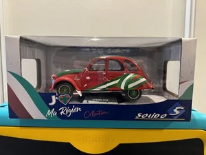 Neuf Voiture Solido 1/18 Citroën 2CV J'aime Ma Région Pays Basque Edition limité - Foto 1 di 7