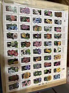 USPS STAMPS - MINT Sheet of 50 29c US stamps WILDFLOWERS 2696A 