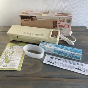 Vintage 1982 Dazey Seal-A-Meal Vacuum Sealer Machine White SAM-II - NOS (ST) - Picture 1 of 6