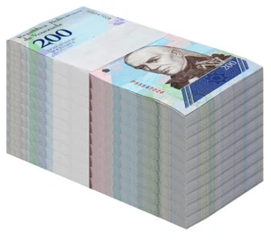Venezuela Bolívar Soberano, 2018 200 Bolívares.. 1000 piezas UNC, VENDEDOR EE. UU.  - Imagen 1 de 1