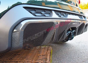 Mini Cooper S JCW F56 LCI 2 Carbon Fibre Rear Diffuser Valance 100% TWILL CF - Picture 1 of 14