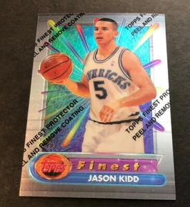 1994-95 Topps Finest #286 Jason Kidd RC Rookie w/ Peel - Picture 1 of 10