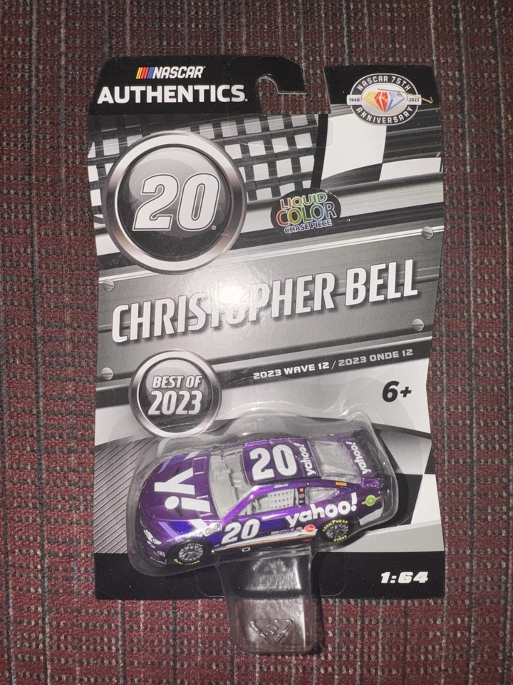 NASCAR Authentics 1/64 Liquid Color Chase #20 Yahoo Christopher Bell púrpura 🔥* Foto 1 de 1