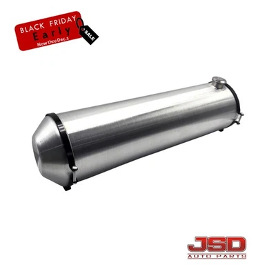 Алюминиевый топливный бак 10x40 дюймов торцевое заполнение 13,25 галлона 1/4 дюйма NPT для грузовика/хот-рода - Изображение 1 из 4