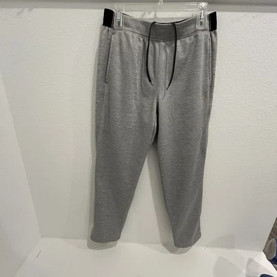 Pantalones deportivos AND1 grises con cordón para hombre talla mediana sin humo Foto 1 de 4