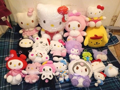 Hello Kitty Plush Lot of 42: Many Rare! Stocking Stuffers! - Image 1 of 4