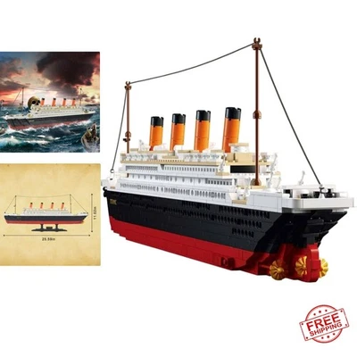 Kit modelo bloque ladrillos de construcción para Titanic 1021 piezas Foto 1 de 4