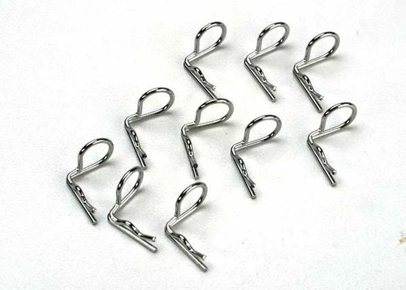 Traxxas Karosserie Clips abgewinkelt 3935 1/10 1/12 Karosseriesplinte (10) - Bild 1 von 1
