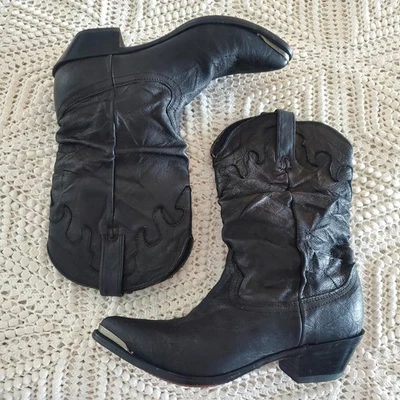 Botas Durango para mujer talla 8,5 negras aplastadas holgadas punta occidental RD4360 Foto 1 de 4