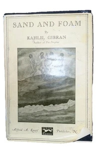 Kahlil Gibran SAND AND FOAM  1st Edition 23rd Printing 1963 Hardback Dust Jacket - Foto 1 di 10