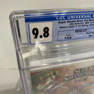 Super Smash Bros. for Nintendo 3DS Factory Sealed CGC Graded 9.8 A++ - Image 1 of 4