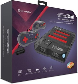 Hyperkin RetroN 3 HD 3-in-1 Retro Gaming Console Space Black for NES, Genesis