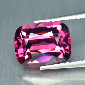 2.14Ct Cushion, Unheated Umbalite Garnet Vivid Pink Color (Umba River) Tanzania - Picture 1 of 1