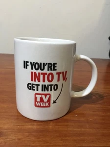 tv week mug cup ceramic drinking vessel tv week mag promo cup - Foto 1 di 8