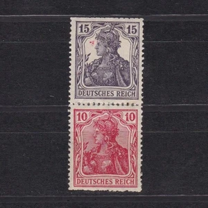 GERMANY 1919, Mi# S9, CV €24, Definitive combination from booklet, MH - Picture 1 of 2