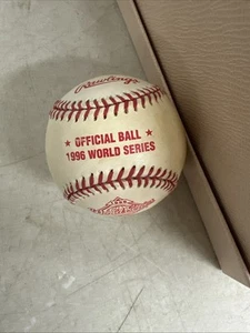 1996 MLB Official World Series Baseball - Braves vs. Yankees - Bild 1 von 2