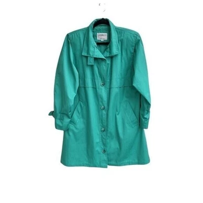 Gabardina Cambridge para mujer talla 8 longitud media verde Kelly Foto 1 de 4