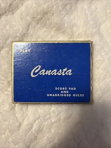 Juego de Cartas Canasta Vintage Completo Años 50 - Imagen 1 de 4