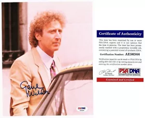 Gene Wilder Signed 8x10 Photo Died 2016 Willy Wonka Young Frankenstein + PSA/DNA - Picture 1 of 1