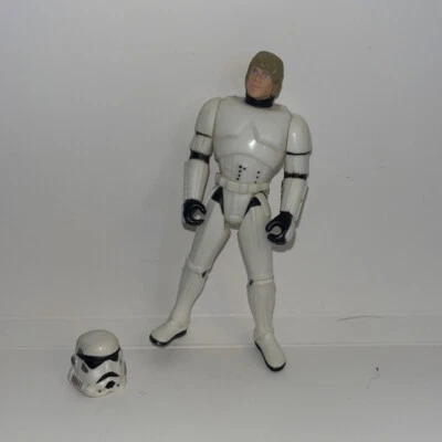 Star Wars 4" Luke Skywalker in Stormtrooper Disguise Power of the Force 1996 💥 - image 1 of 3