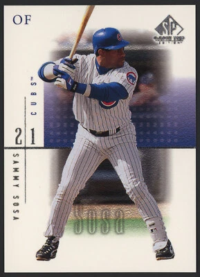 2001 SP Game Used Edition #38 Sammy Sosa Cubs - Image 1 of 4