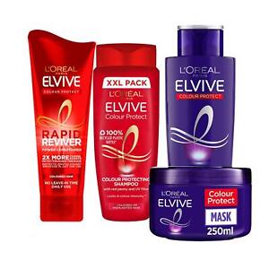 L'Oreal Elvive Colour Protect Shampoo, Conditioner and Mask for Coloured Hair
