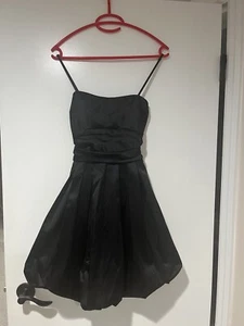 Vintage Fe USA Kleid Fit And Flare Ballonrock Schwarz Damen Größe XS - Bild 1 von 4