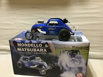 MONDELLO MATSUBARA AZUL FIAT TOPOLINO 427 CHEVY AA/COMBUSTIBLE 1/18 ACME DIECAST 0813 Foto 1 de 4