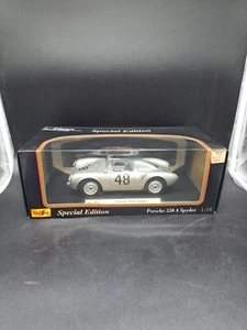 Vintage Maisto 1958 Porsche 550 A Spyder "1000 km Rennen Bueno Aires" Maßstab 1:18 - Bild 1 von 11