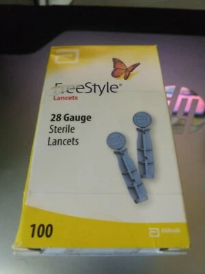 Freestyle - 200 ланцетов 28 калибра 2 коробки 100 срок годности 2024 + доставка в тот же день - Изображение 1 из 2